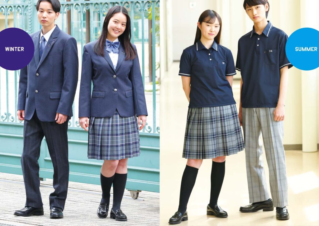英真学園高校の制服
