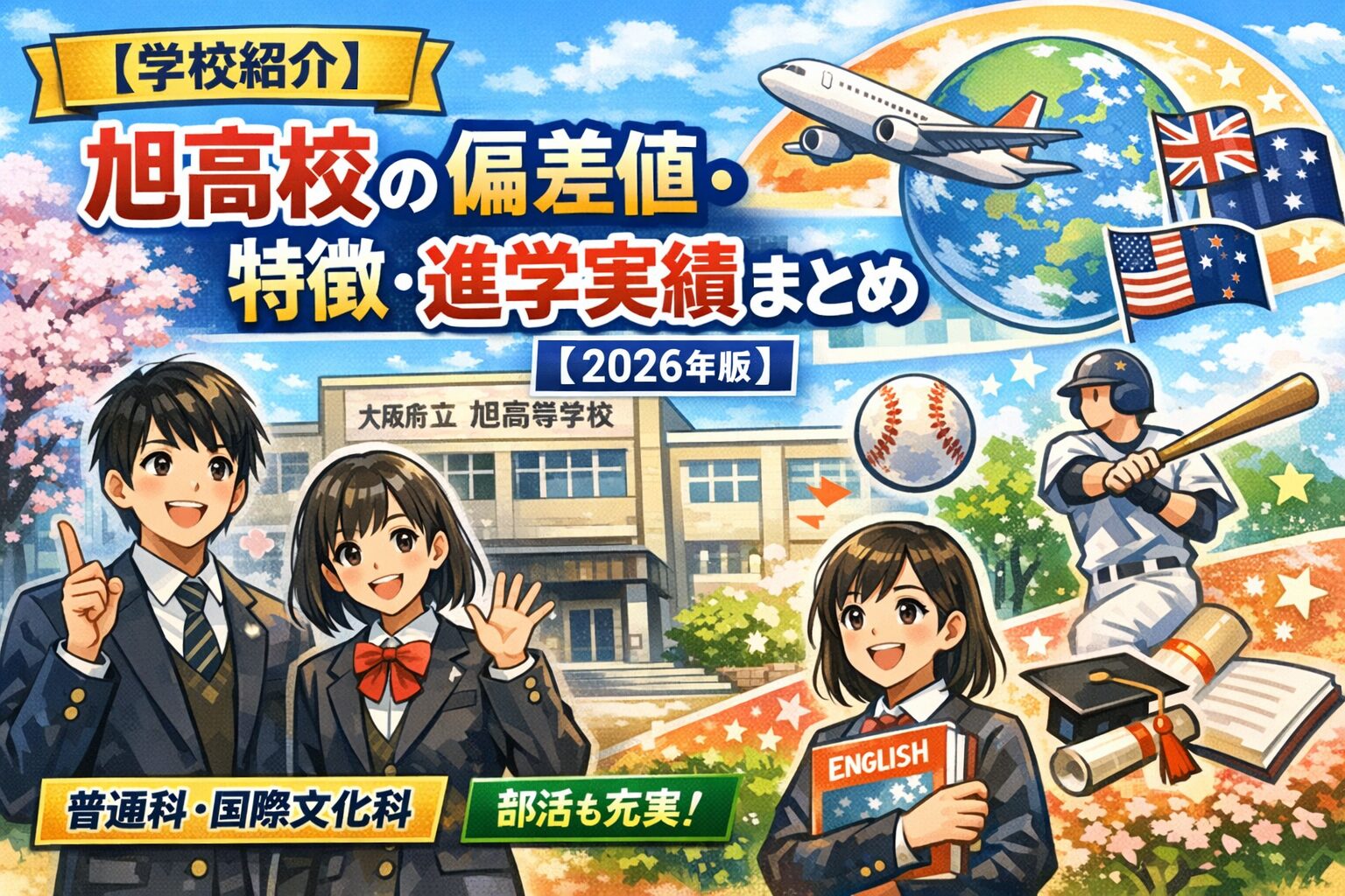 【学校紹介】旭高校の偏差値・特徴・進学実績まとめ【2026年版】