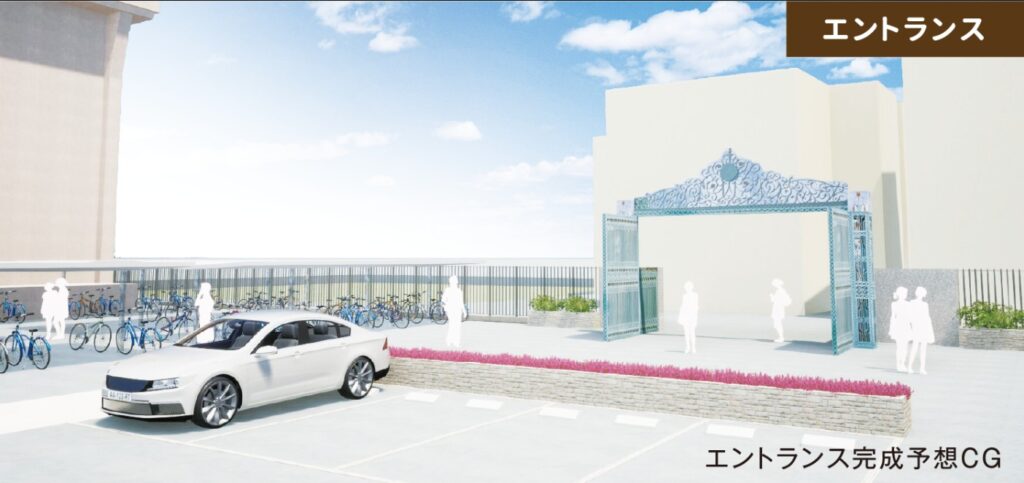 アナン学園高校の校舎