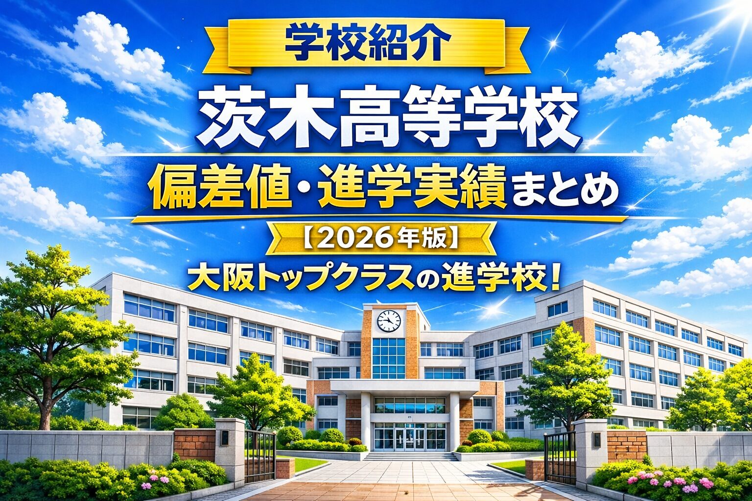 【学校紹介】茨木高校の偏差値・特徴・進学実績まとめ【2026年版】