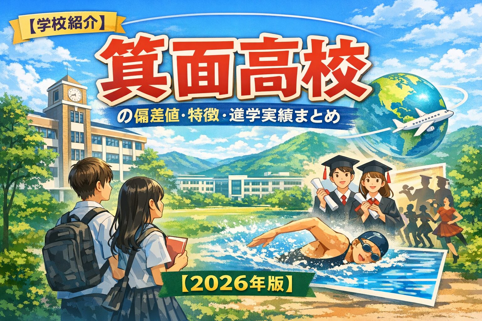 【学校紹介】箕面高校の偏差値・特徴・進学実績まとめ【2026年版】