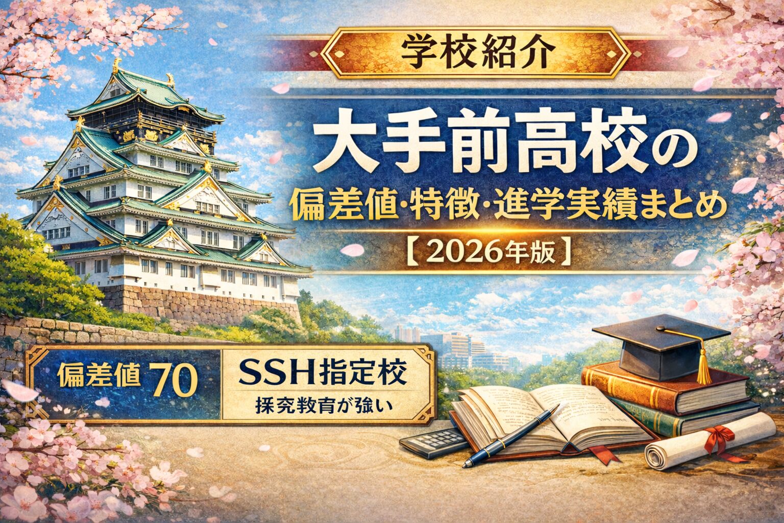 【学校紹介】大手前高校の偏差値・特徴・進学実績まとめ【2026年版】　