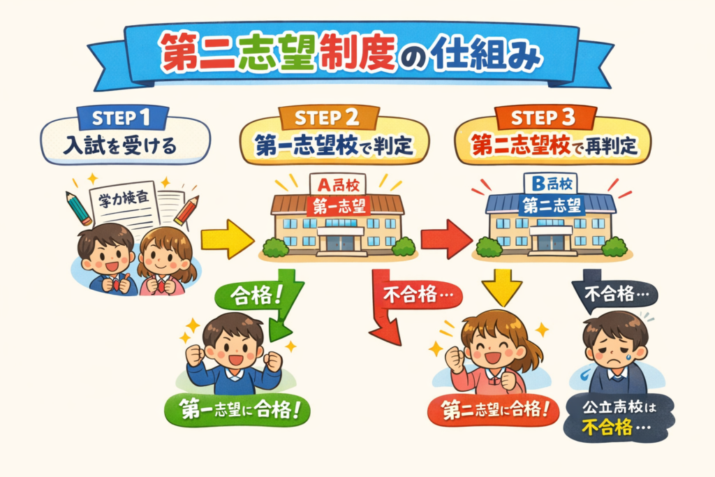 第2志望制度の流れ