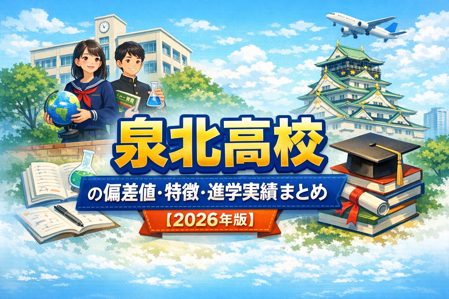 【学校紹介】泉北高校の偏差値・特徴・進学実績まとめ【2026年版】
